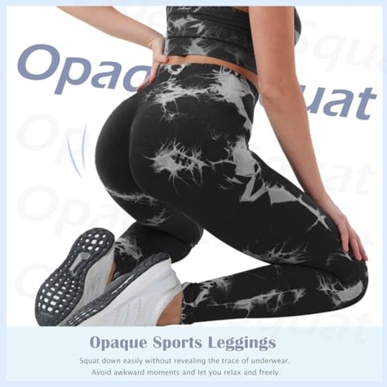 Dames sportlegging met hoge taille - vormgevend, ondoorzichtig en elastisch voor yoga en fitness — afbeelding 4