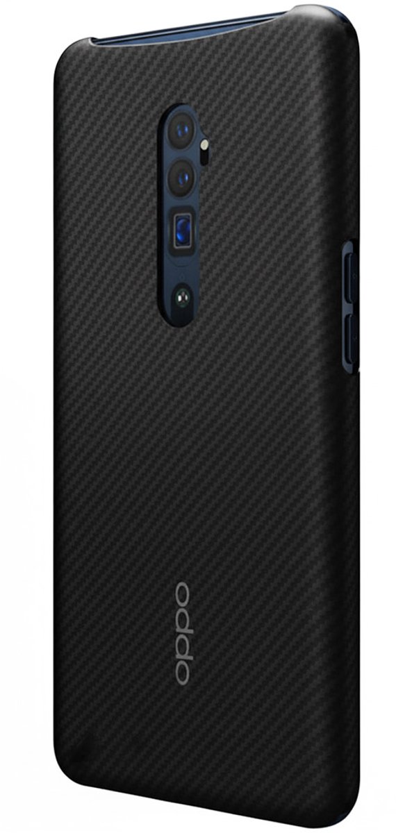 OPPO, Case voor Reno 10x Zoom Rigid en high-end, Zwart