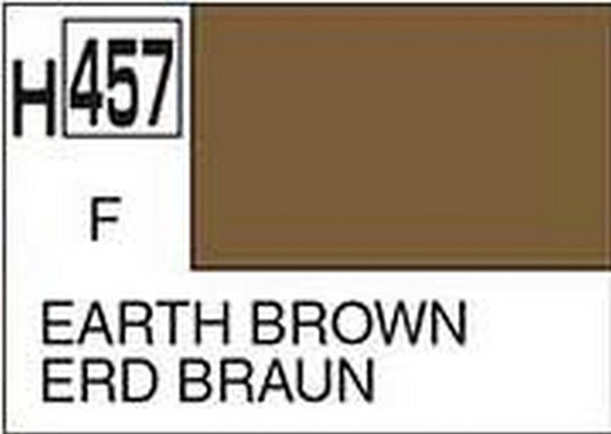Gunze H-457 - Earth Brown - Mr. Hobby Aqueous Modelbouwverf 10ml