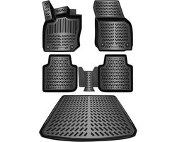 3D Rubber Automatten & Kofferbakmat Set voor FORD MUSTANG MACH-E 2020-2026 [1. Gen] - geurloos & op maat - hoge rand