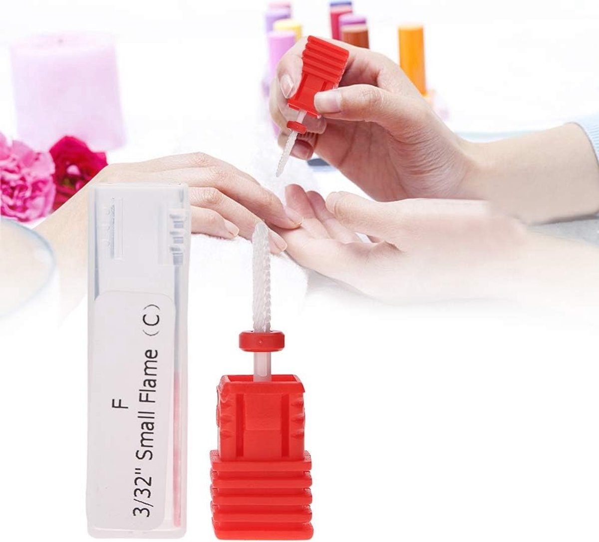 Keramische Nagelboor Set voor Elektrische Manicure en Pedicure - Verwijderen Gel en Polijsten