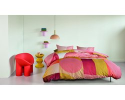 Beddinghouse Dutch Design Sunset Boulevard dekbedovertrek - Lits-Jumeaux - 240 x 200/220 cm - Koraal