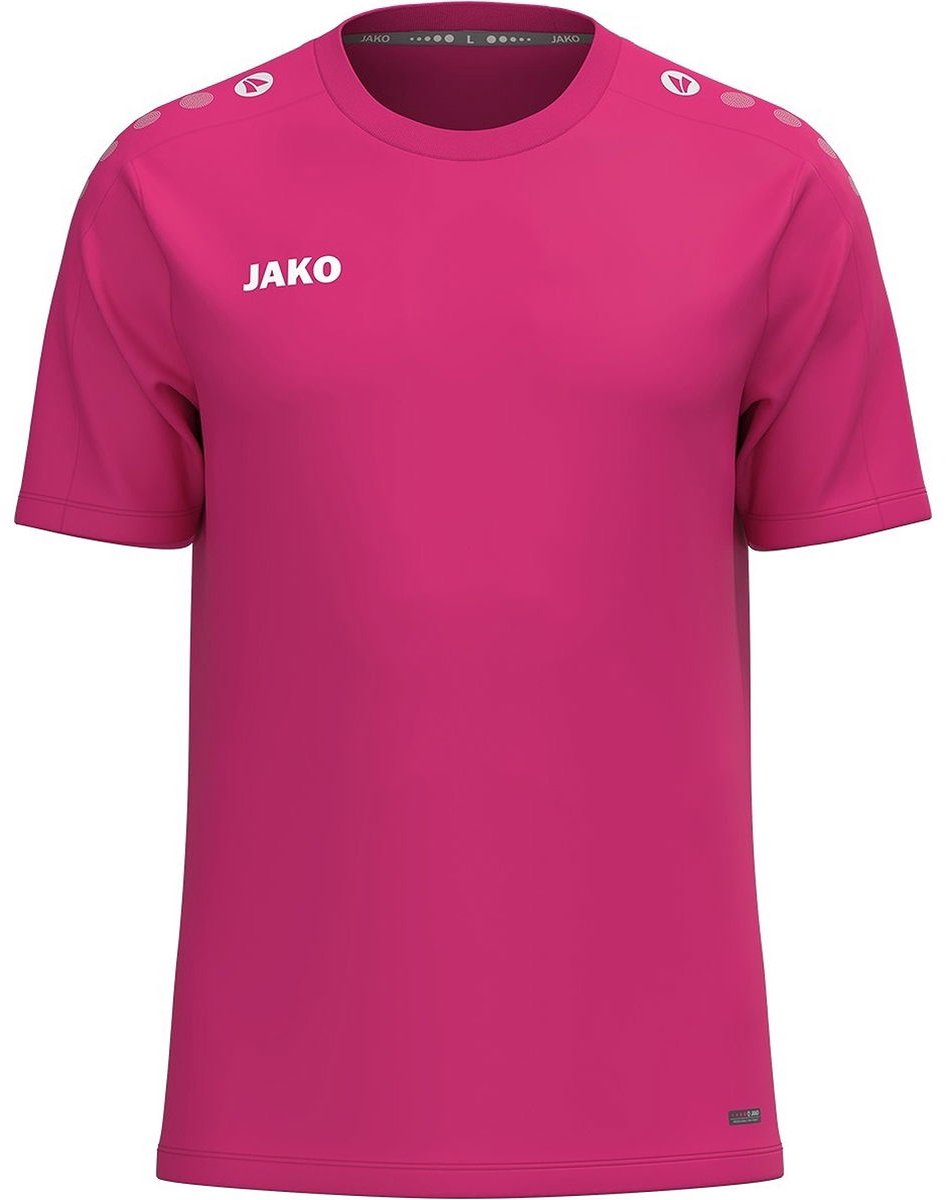 Jako One T-Shirt Dames - Deep Pink | Maat: 38/40