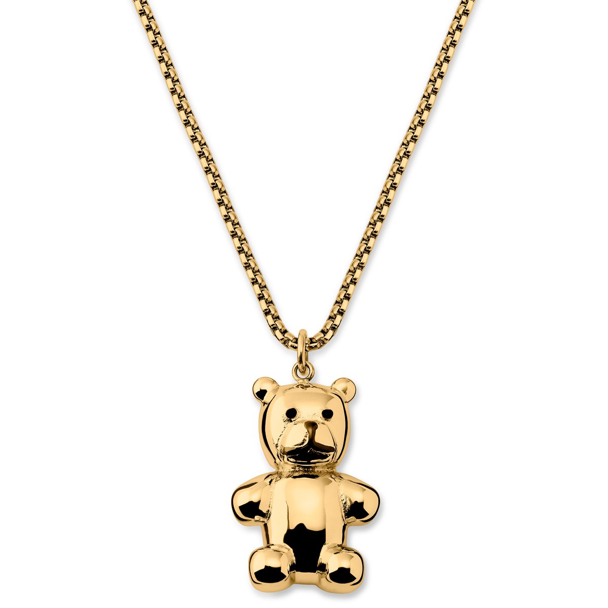 Egan | Goudkleurige Teddybeerketting