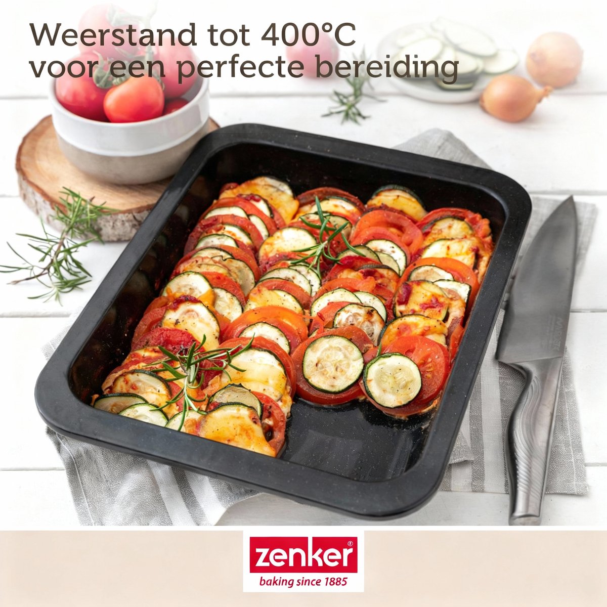 Ovenschaal rechthoekig 33 x 25 x 5 cm Zenker Special Cooking