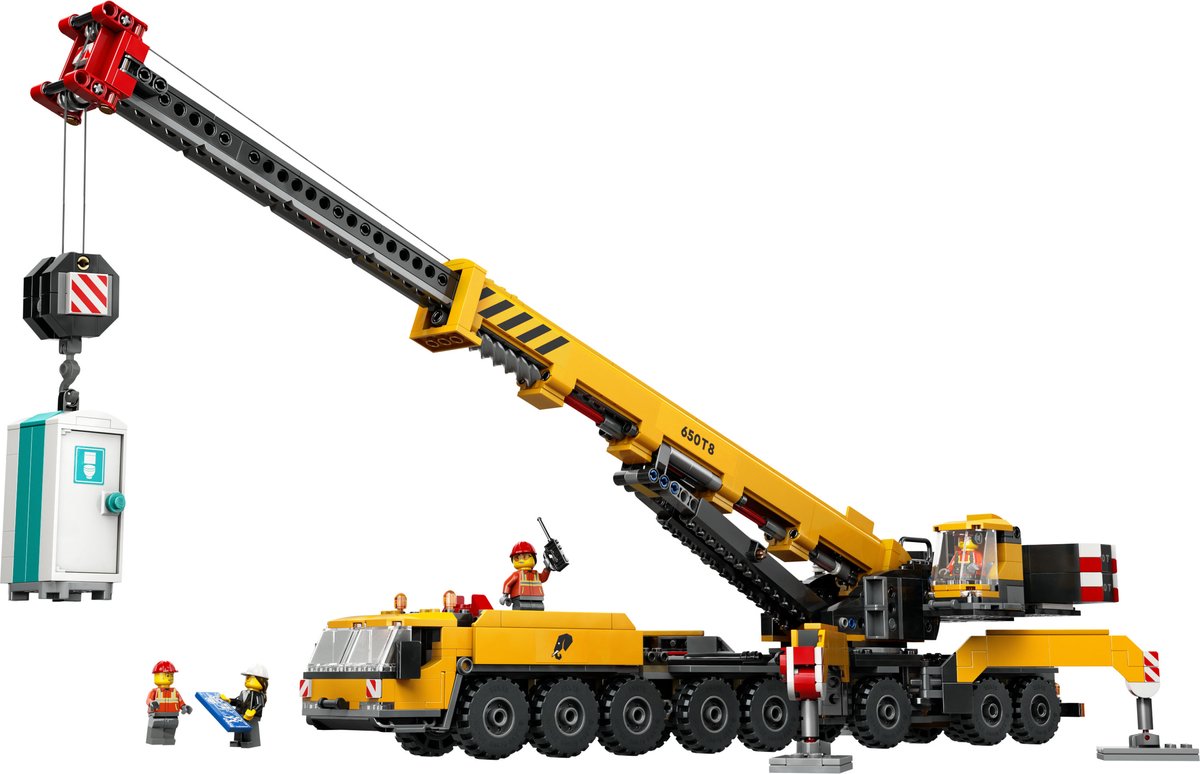 LEGO City Gele mobiele bouwkraan speelgoedset - 60409 — afbeelding 9
