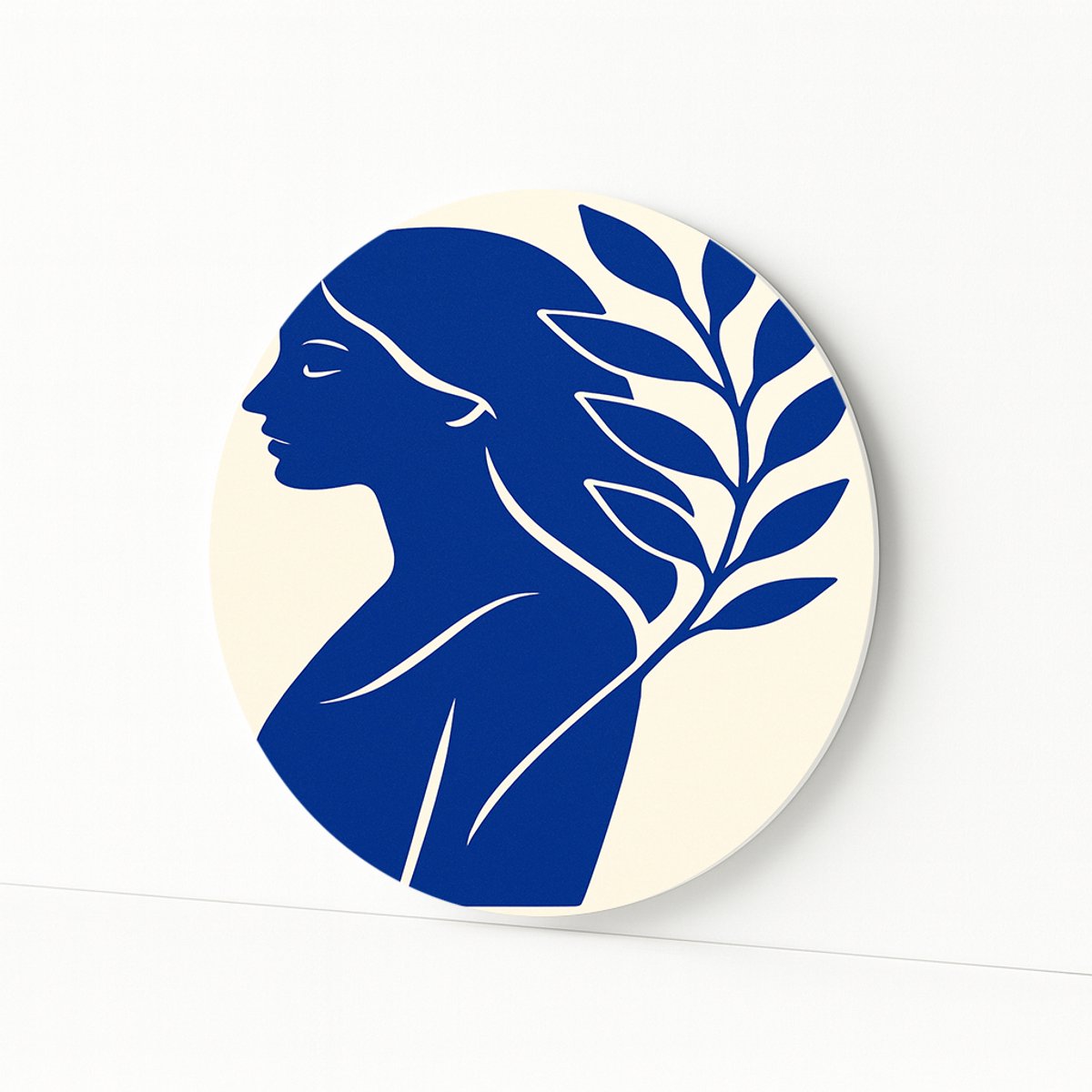 Profiel wandcirkel - Wandobject rond - Wandbord - 60x60 cm