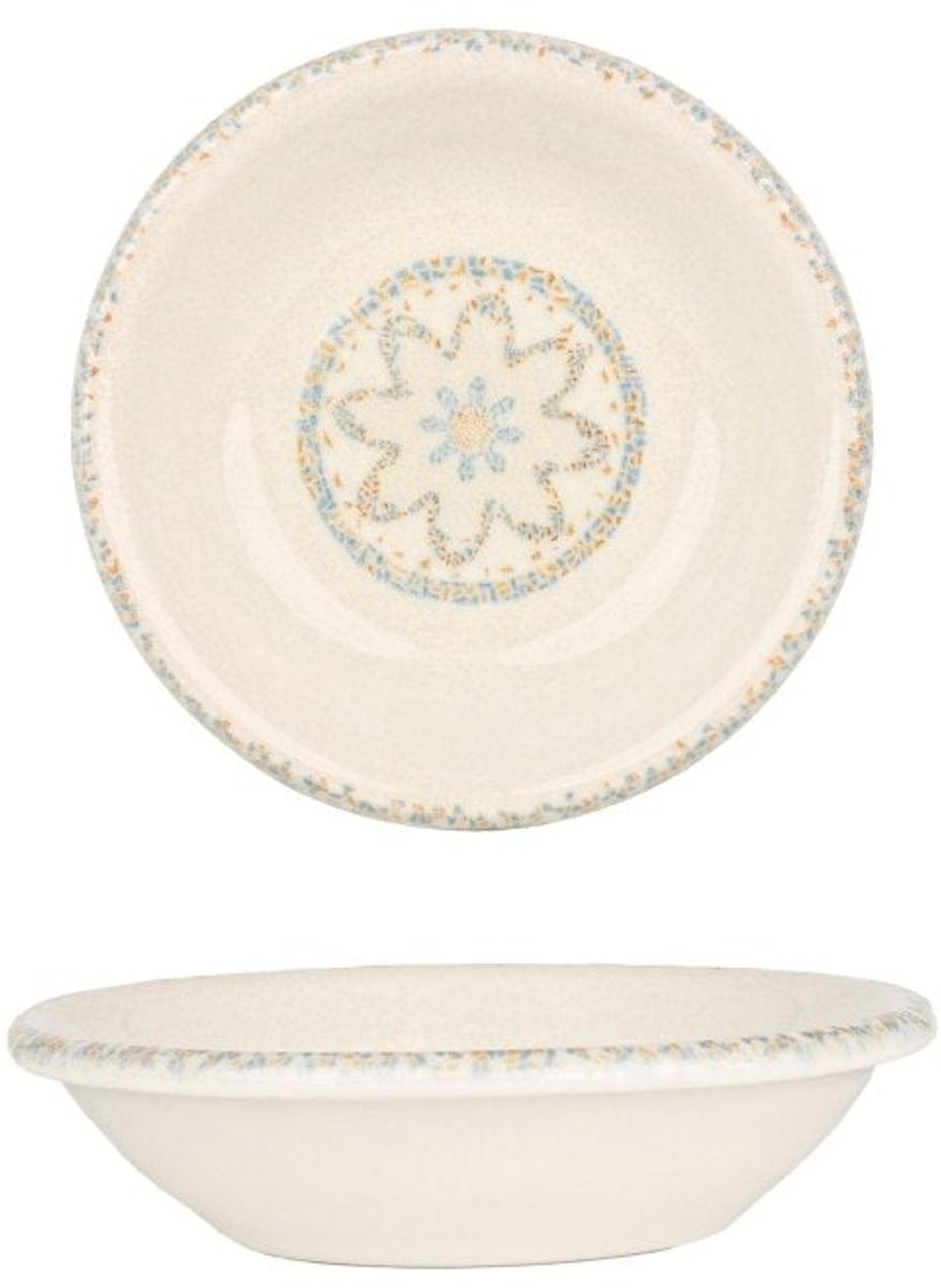 By Bone Serveerschaal - Tessera - Porselein - 11 cm (100cc) - set van 4