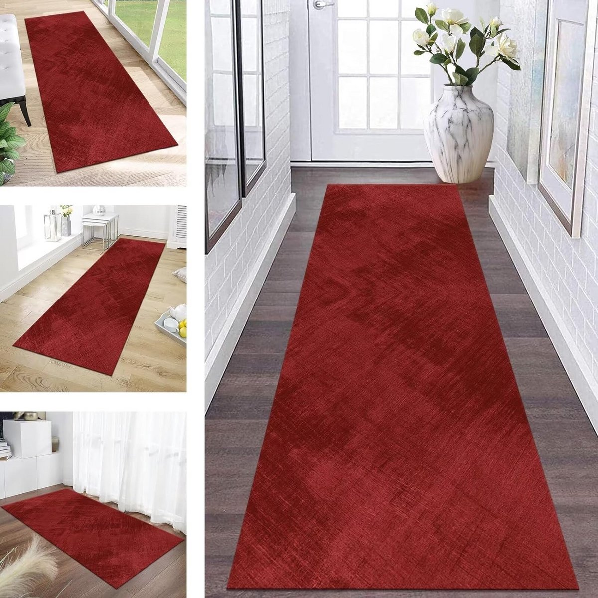 Wasbare Antislip Vloerkleed Loper voor Hal, Keuken en Woonkamer (90x180 cm)