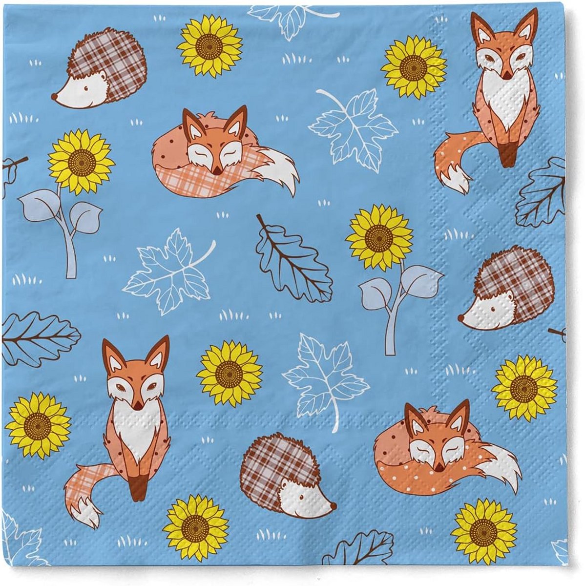 Absorberende Papieren Servetten 33x33 cm 3-laags voor Feestjes en Diner