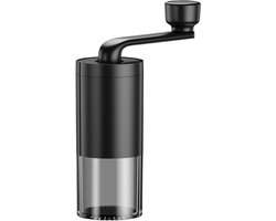 Handkoffiemolen - Verstelbare molen - Verse koffie zetten - Keramisch maalwerk - 36 gram capaciteit - Zwart