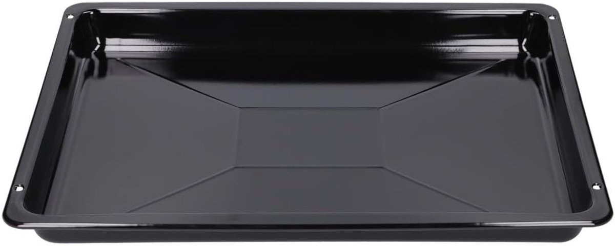 Oven Bakplaat Ovenplaat Geëmailleerd Bakken en Braden Originele Kwaliteit 460 x 370 mm Zwart