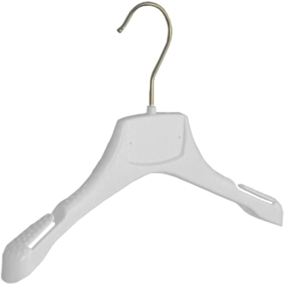 Kledinghangers Set - Kleerhangers Jassen - Kleding Opbergen - Brede Schouders - 28 cm - Wit