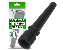 Stoompijpje Koffiemachine - Melkopschuimer Accessoire - Espresso Bereiding - Gemaakt in Italië - Ø 13/78 mm - Zwart