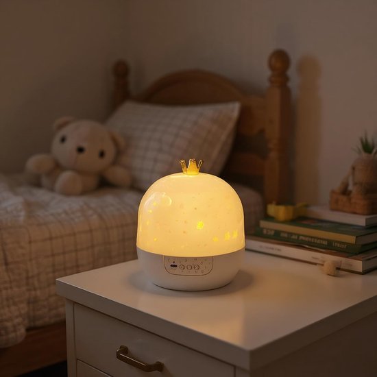 Sterren Nachtlicht Projector - Hemel Lamp - Rustgevende Sfeer - 360 Graden Draaiend - 11 x 11 x 11 cm — afbeelding 4