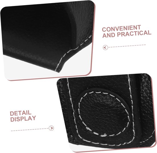 Krijthouder Zakje - Keu Accessoire - Biljart Spel - Compact Lichtgewicht - 7.7x7.5x6.3cm - Zwart — afbeelding 5