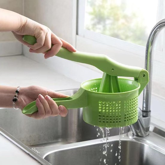 Plantenpers Sapextractor - Groentekweker Keuken - Vers Sap Maken - Ergonomische Handgreep - 13.6D x 14.9B x 13.6H cm - L — afbeelding 2