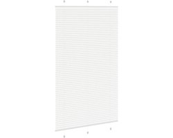 Plisségordijn - Vouwgordijn Rolgordijn - Privacy en Stijl - Zonder Boren Montage - 120x200 cm - Wit