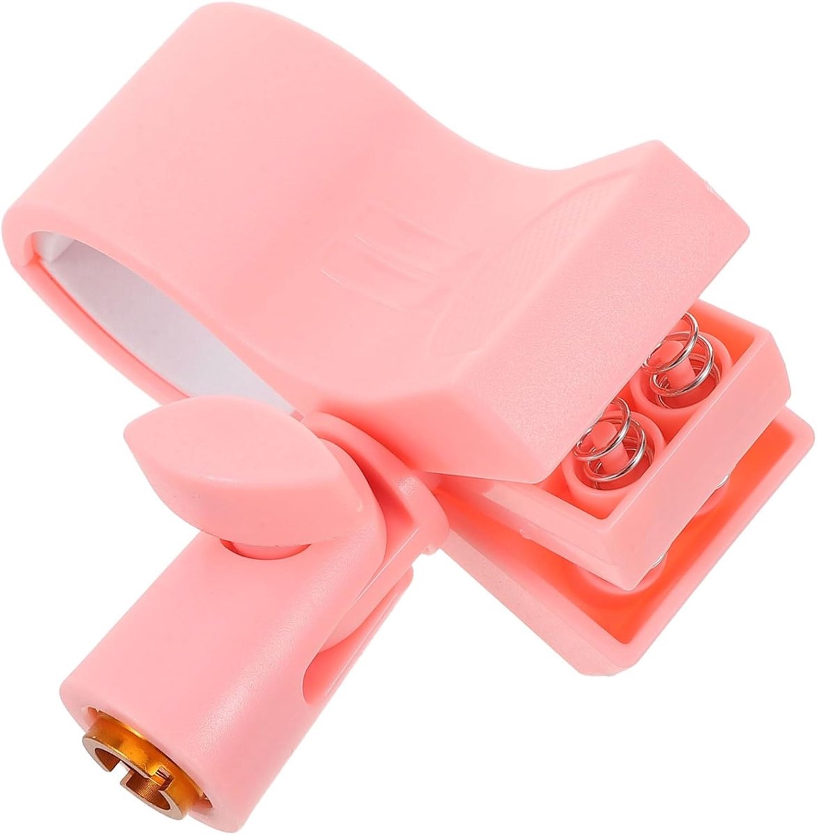 Microfoonklem Adapter - Bureaustandaard Houder - Stabiele Opnames - Verstelbare Klem - 10x7.5x5.5 cm - Roze