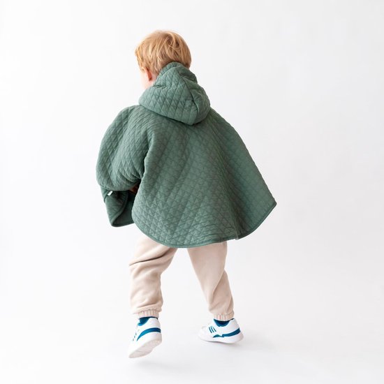 Reisponcho Baby - Baby Kleding - Veilig Reizen - Verstelbare Pasvorm - 9-36 Maanden - Groen — afbeelding 4