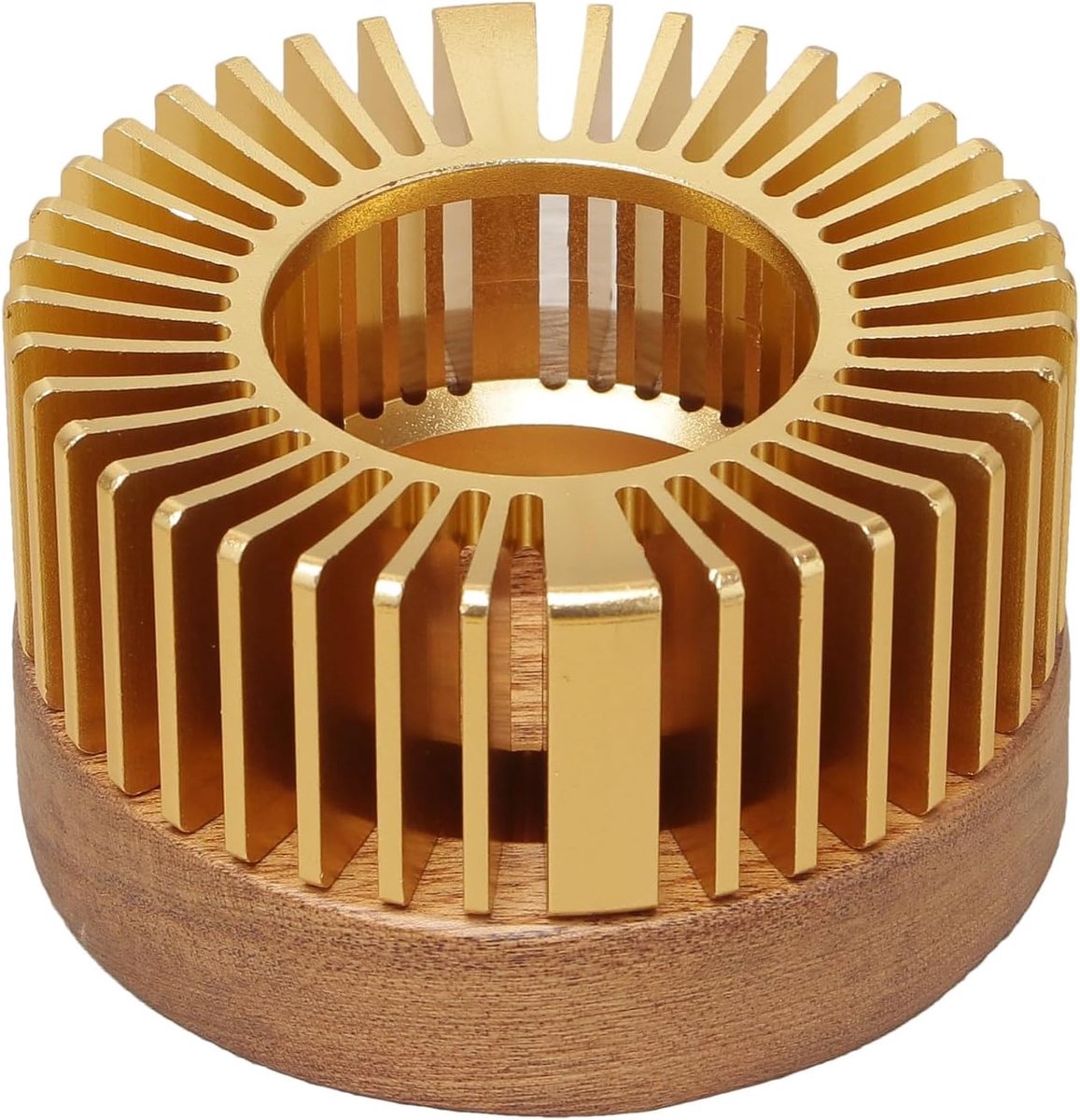 Thee Warmer - Drank Isolatie Houder - Warme Dranken Houden - Aluminium Legering Constructie - 11cm Diameter - Champagne Goud
