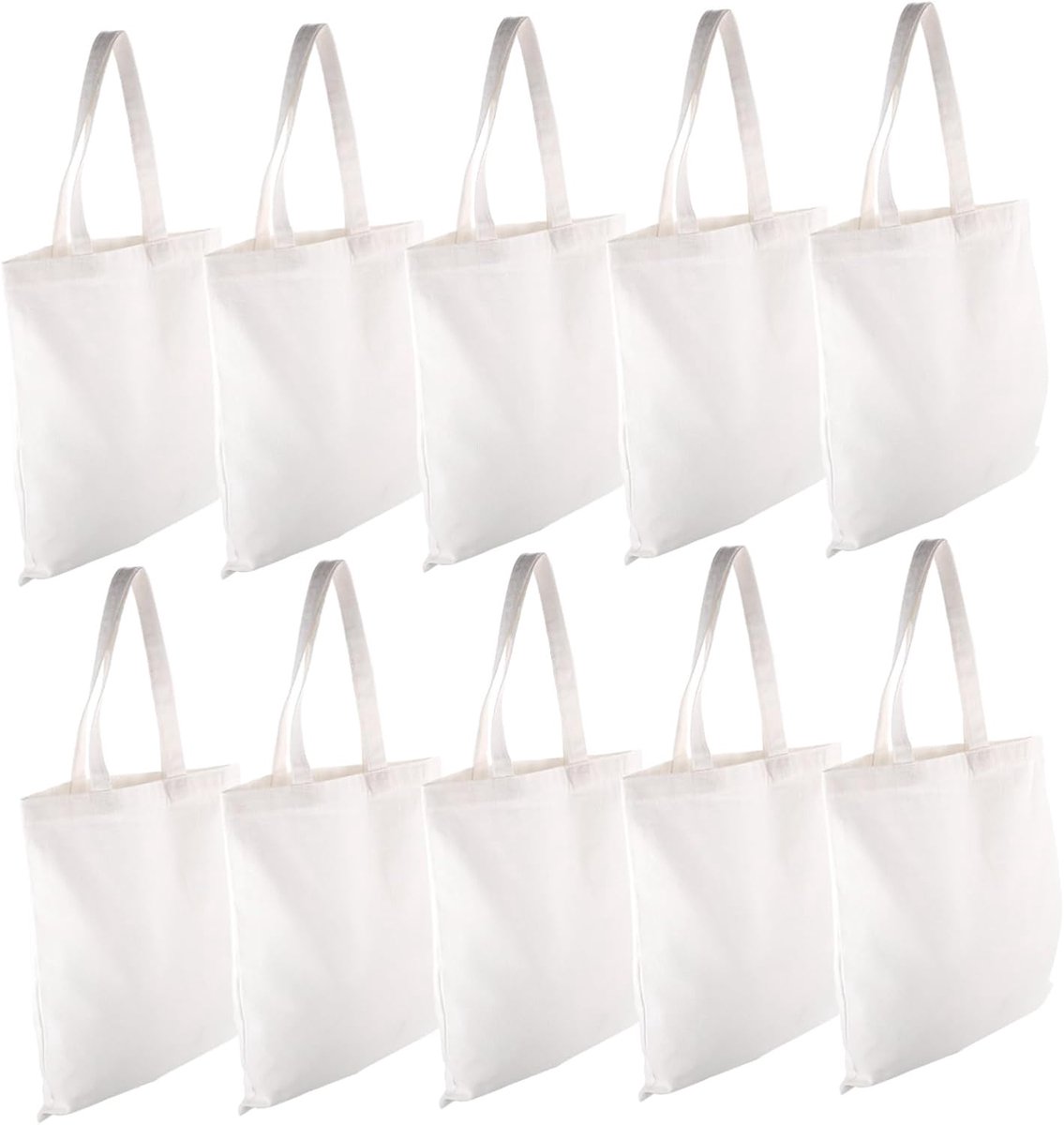 Tote Bag Set - Draagtas Canvas - Boodschappen & Hobby - Voor Sublimatie Ontwerp