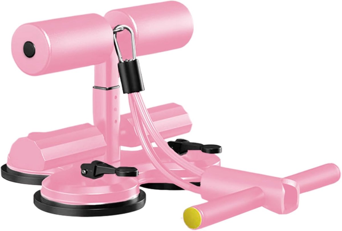 Voethouder Buikspieroefening - Core Trainer - Thuis Fitness - Hoge Gewichtscapaciteit - 325kg Capaciteit - roze