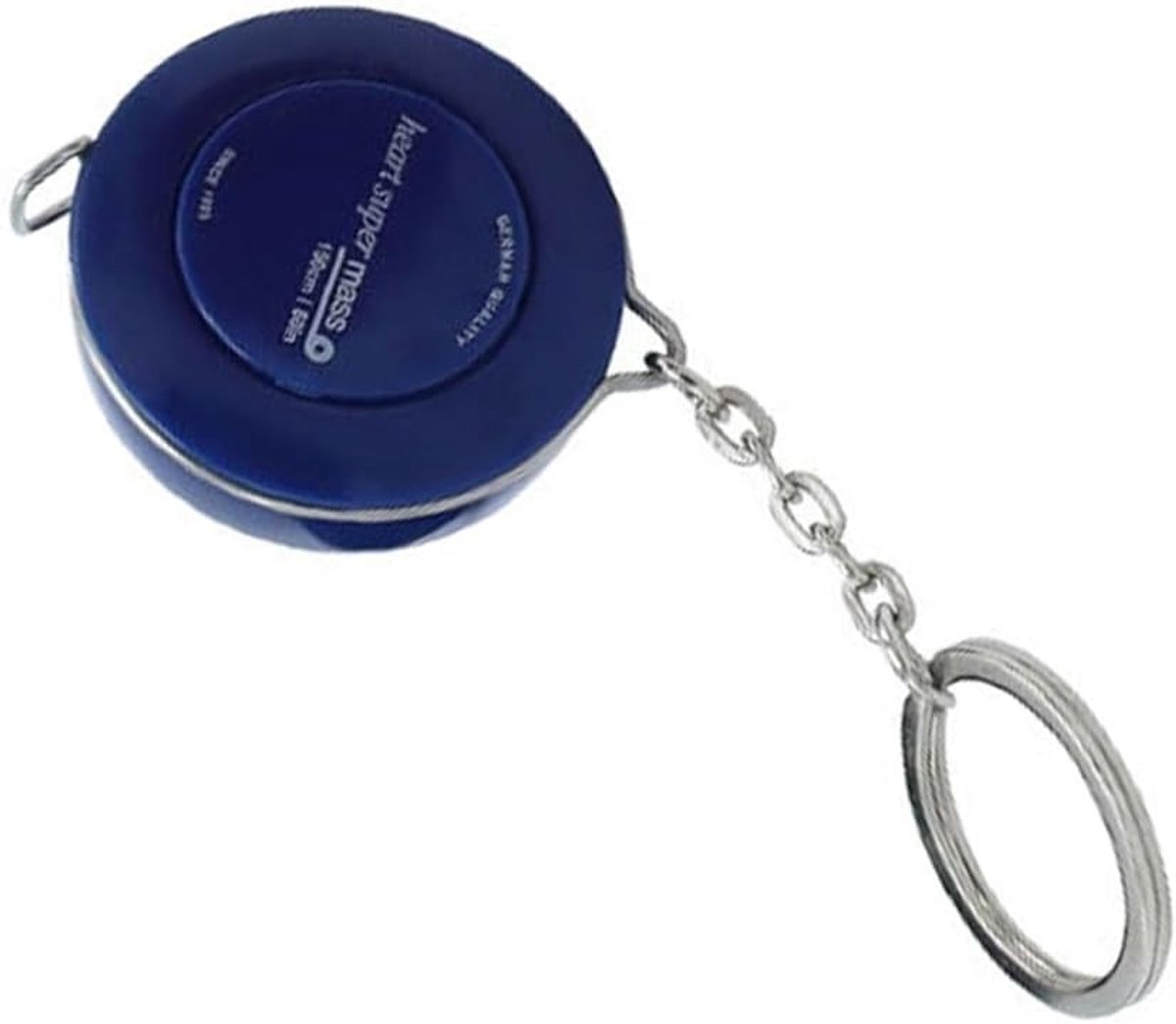 Lichaam Meetlint - Naai Meetlint - Kleding Meten - Intrekbare Knop - 150 cm - Donkerblauw