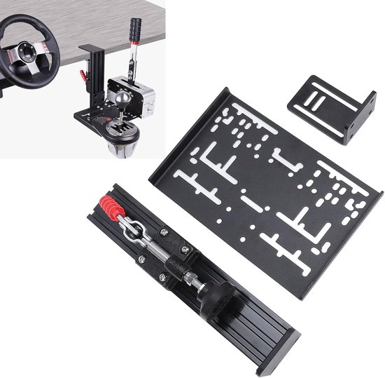 Race Shifter Mount - Handrem Set - Sim Racing - Verstelbare Stabiele Constructie - Tot 11.8 Inch — afbeelding 2