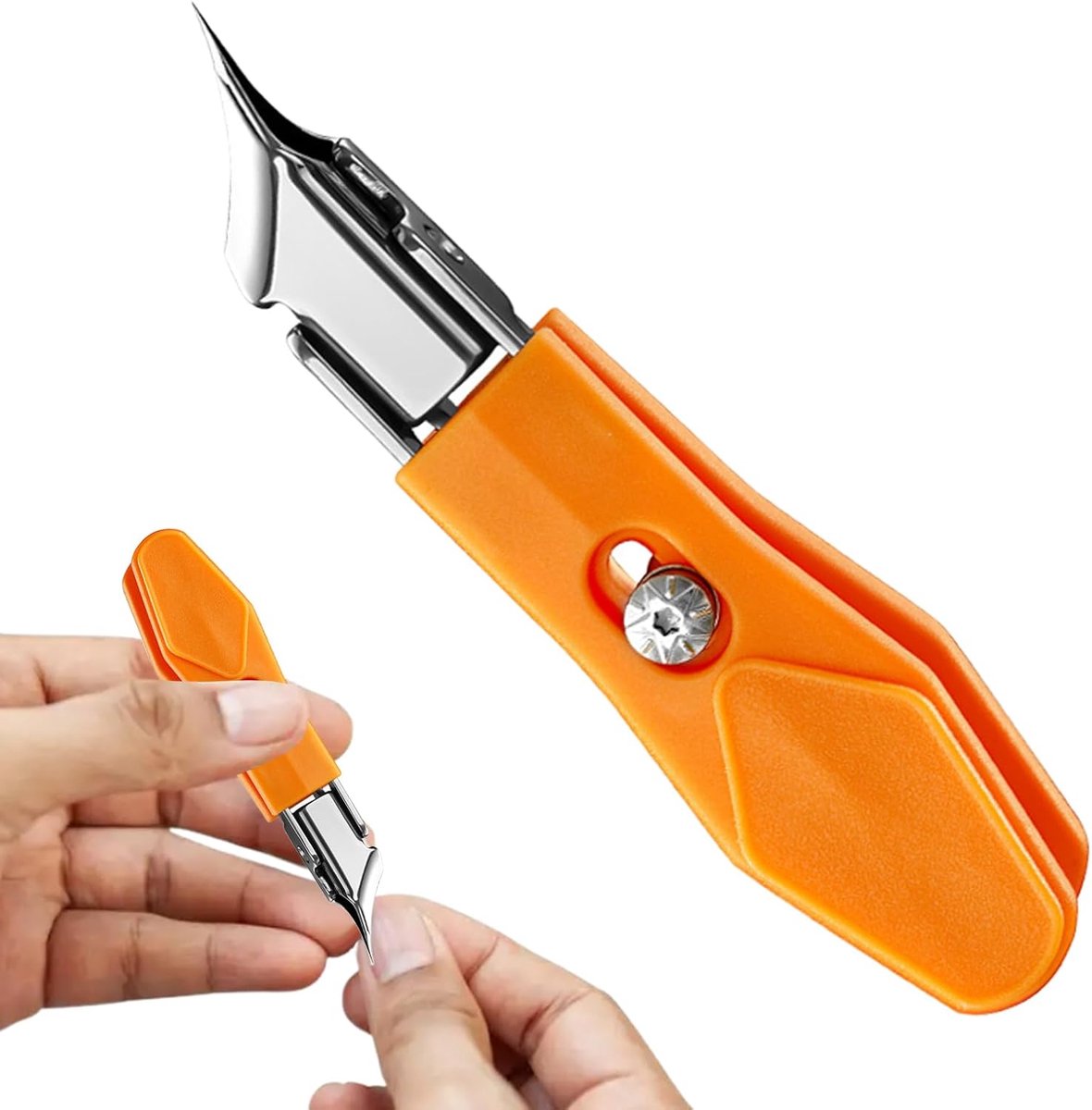Gebogen Nagelknipper - Precisie Trimmer - Nagel Verzorging - Antislip Handgreep - 96 x 26 cm