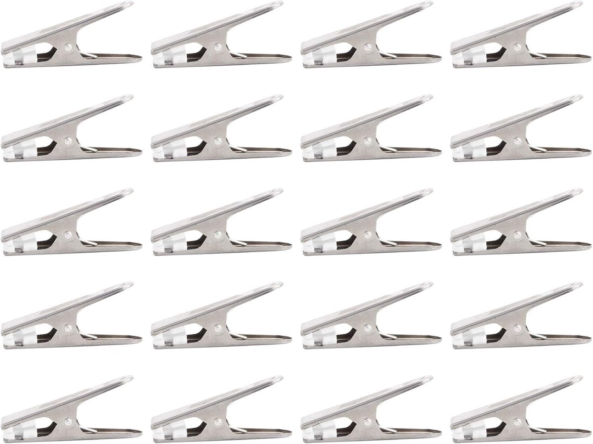 Kledingclips - Wasknijpers Ophangers - Kleding Droge - Roestvrij Staal - 6cm Lengte