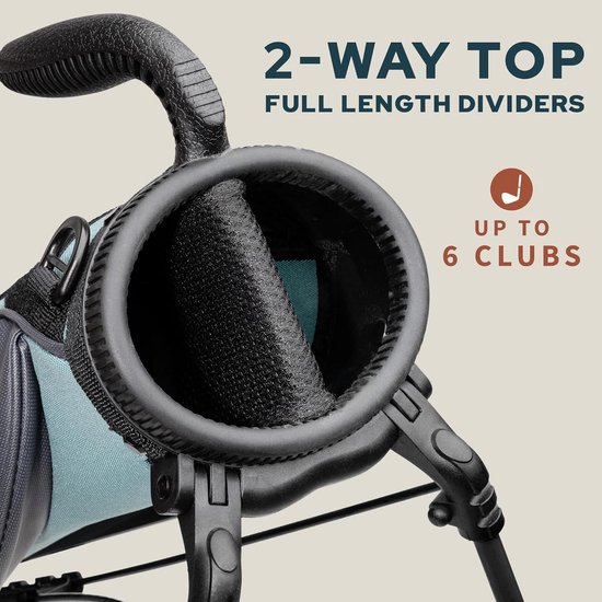 Lichtgewicht Golftas met Standaard voor Pitch n Putt en Par 3 Banen — afbeelding 5