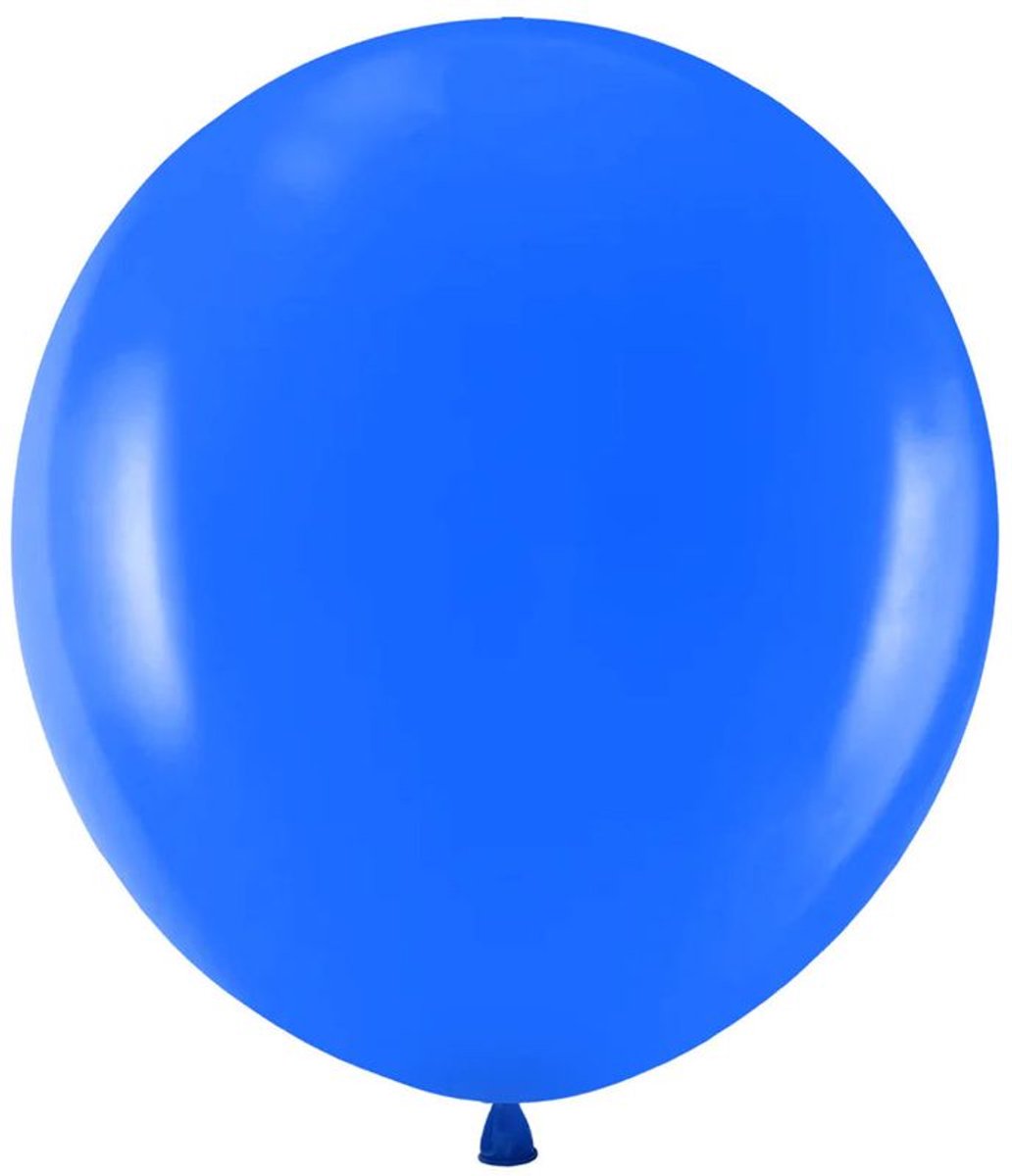 2 midi-ballonnen in blauw, 45 cm