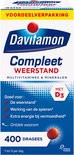 Davitamon Compleet Weerstand multivitamine & mineralen voordeelverpakking. 400 dragees voor de weerstand, spieren en energie.