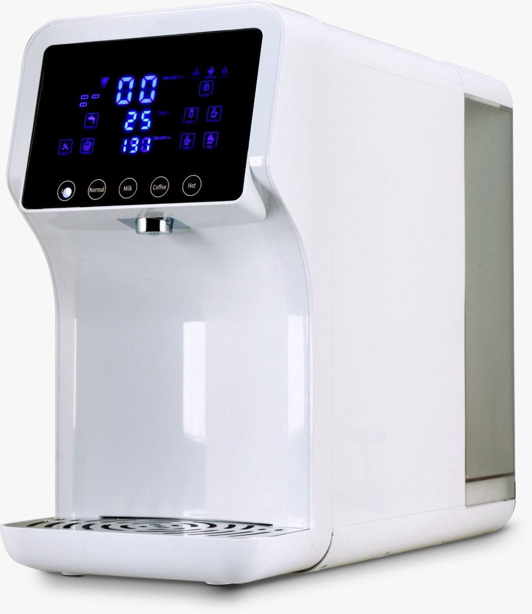 H2O PURE+ RO Waterdispenser – Omgekeerde Osmose Waterfilter – Drinkwater 3-traps Filter – Zonder Installatie – Wit