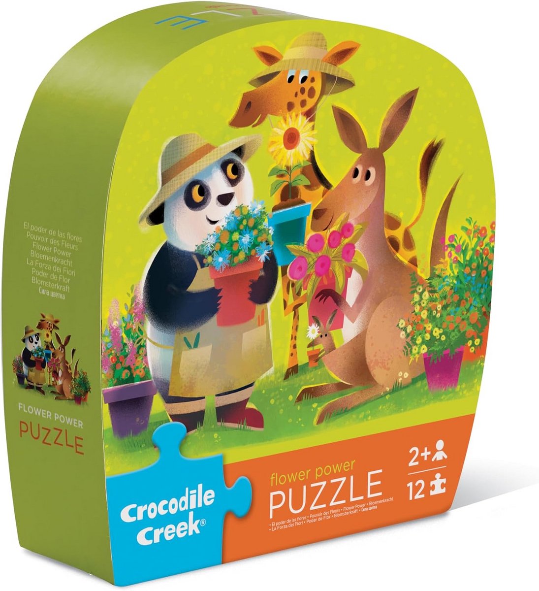 Mini Puzzel 12 Stukjes Bloemenkracht voor Peuters vanaf 3 Jaar
