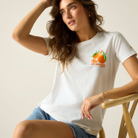 Dames Filandra IX T-shirt met korte mouwen en grafische print