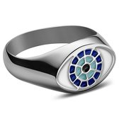 Evil Eye | Chevalière argentée