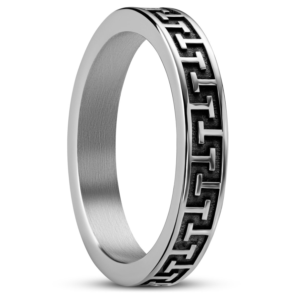 Atlantis | 4 mm Roestvrijstalen Ring