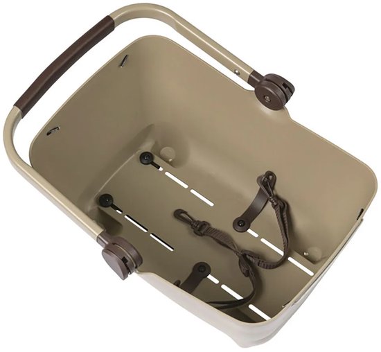 Panier vélo pour chien Basil Buddy MIK, marron biscotti