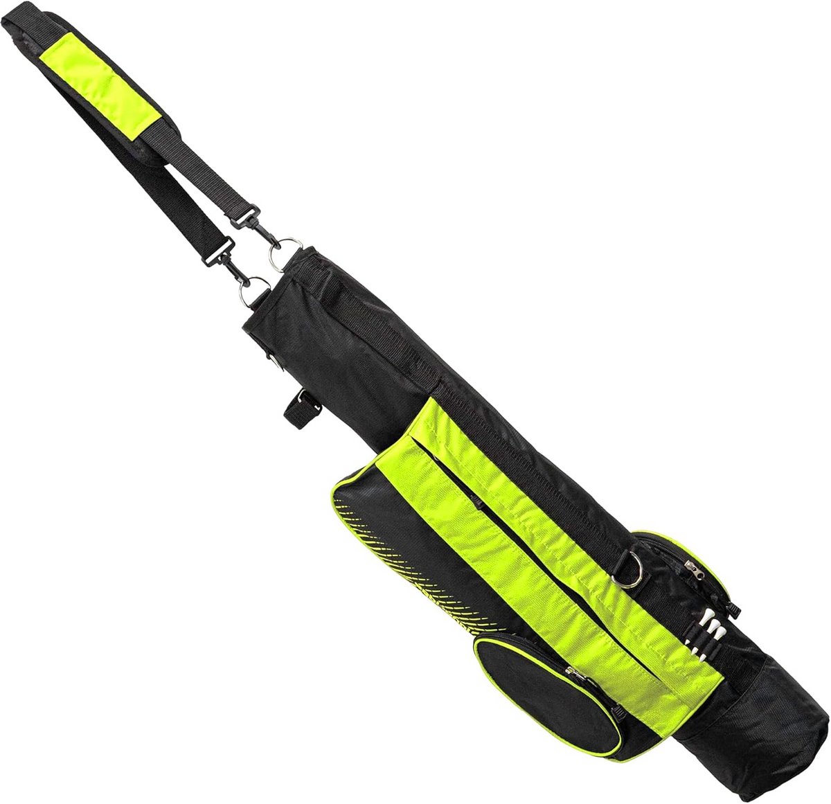 Lichtgewicht 5 inch potlood golftas met dubbele draagriem
