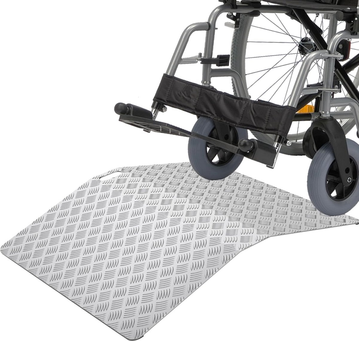 Aluminium Drempelhelling voor Rolstoel en Kinderwagen - 270 kg Draagvermogen