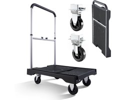 VEVOR Opvouwbare Platformwagen 150 Kg, Transport