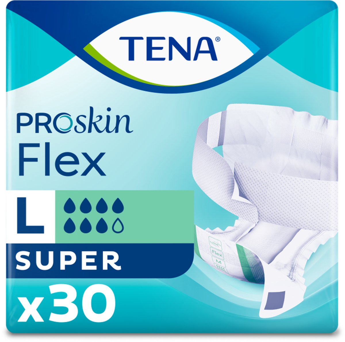 Tena Proskin Flex Super Large - 1 paquet de 30 protections