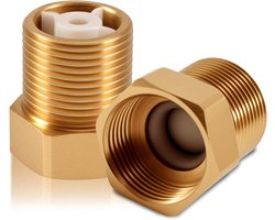 Messing Terugslagklep met Binnendraad en Buitendraad - 3/4 inch - Afvalwater voor Waterleiding en Boiler - DN20