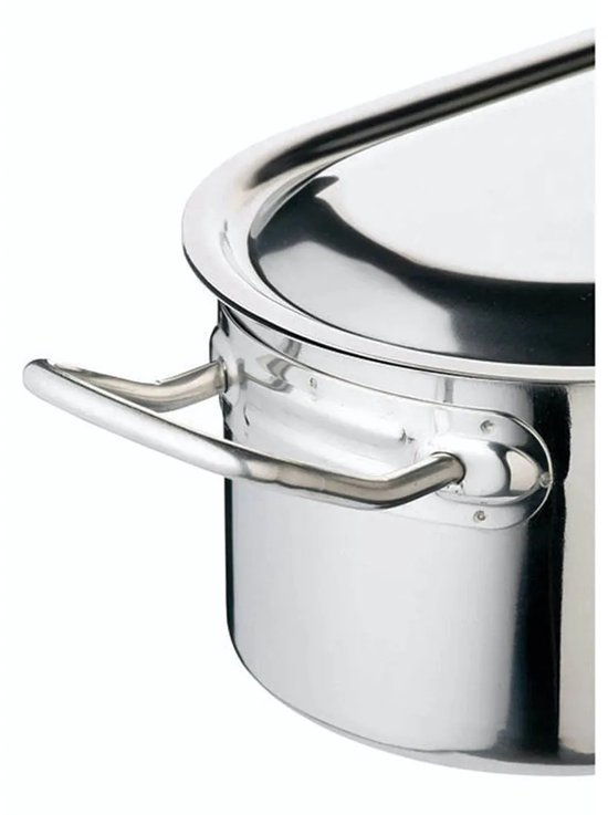 Pas de poêle à poisson en acier inoxydable avec insert 50cm