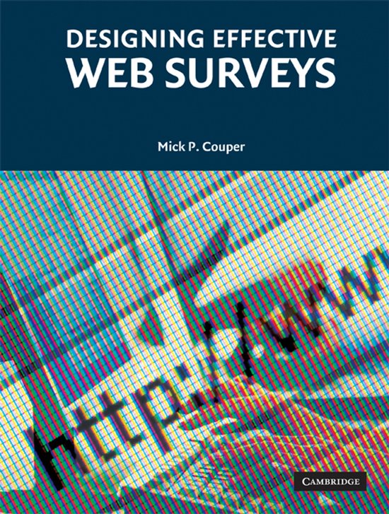 Designing Effective Web Surveys - cover