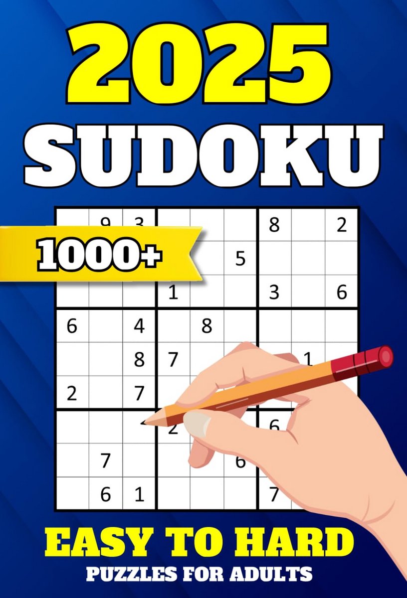 1000+ Sudoku Puzzels voor Volwassenen - Van Gemakkelijk tot Extreme Moeilijkheidsgraad