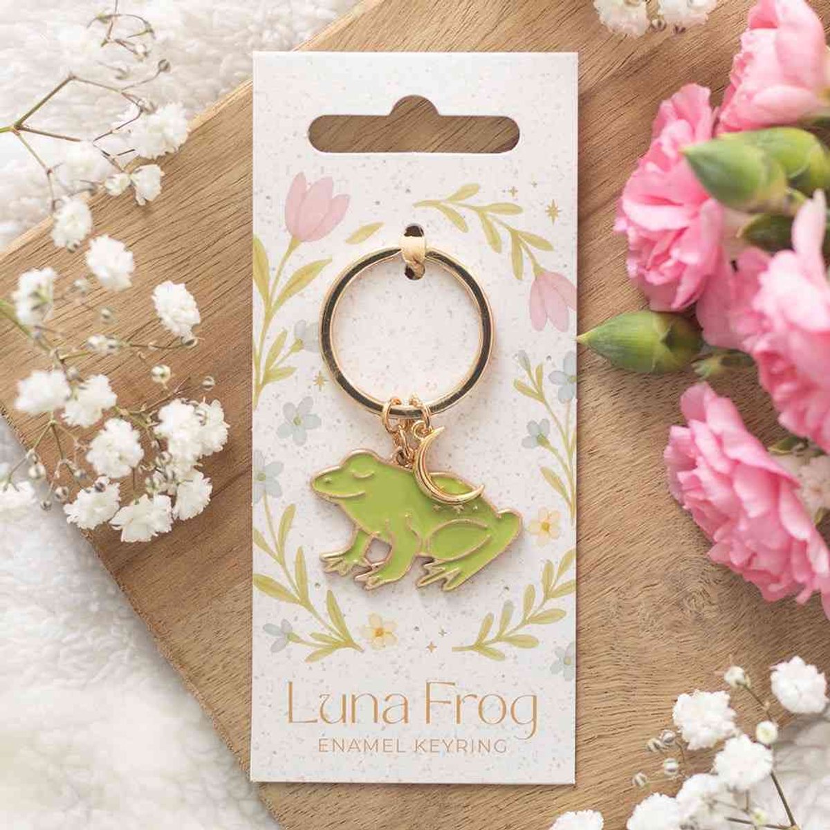 Something Different - Luna Frog Sleutelhanger - Groen