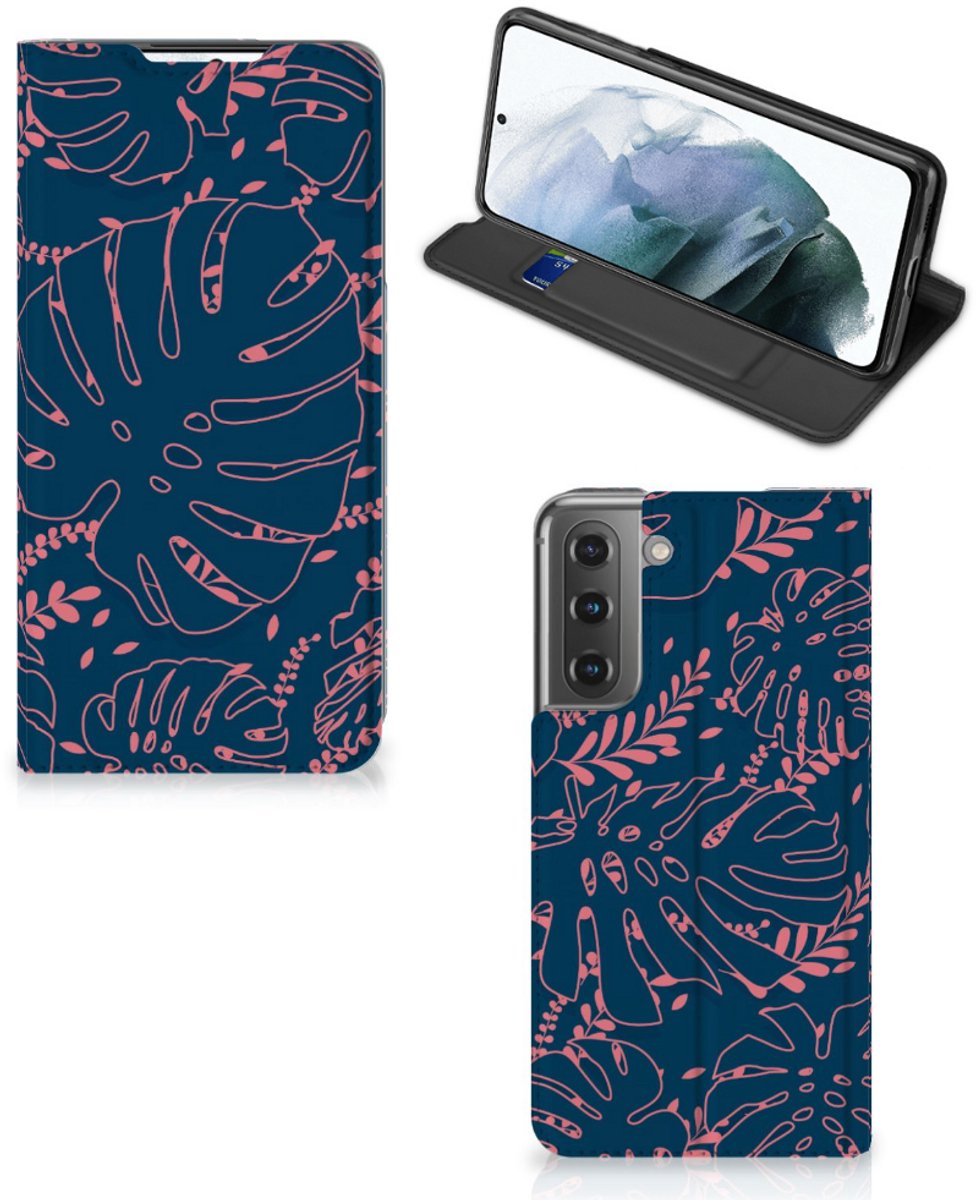 Samsung Galaxy S21 FE Smart Cover Palm Leaves